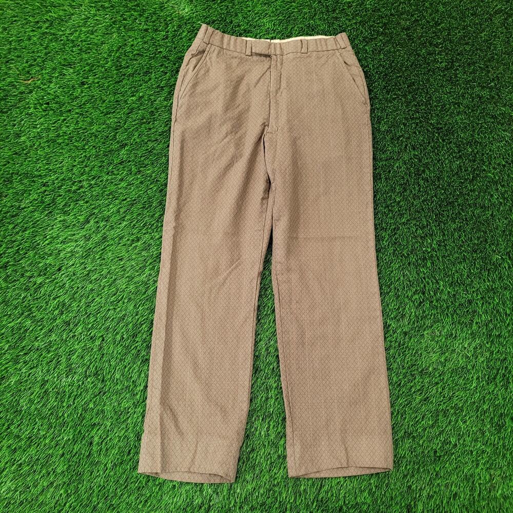 Vintage 80s MOD Disco Hippie Pants 30x29 Creased Talon Brown